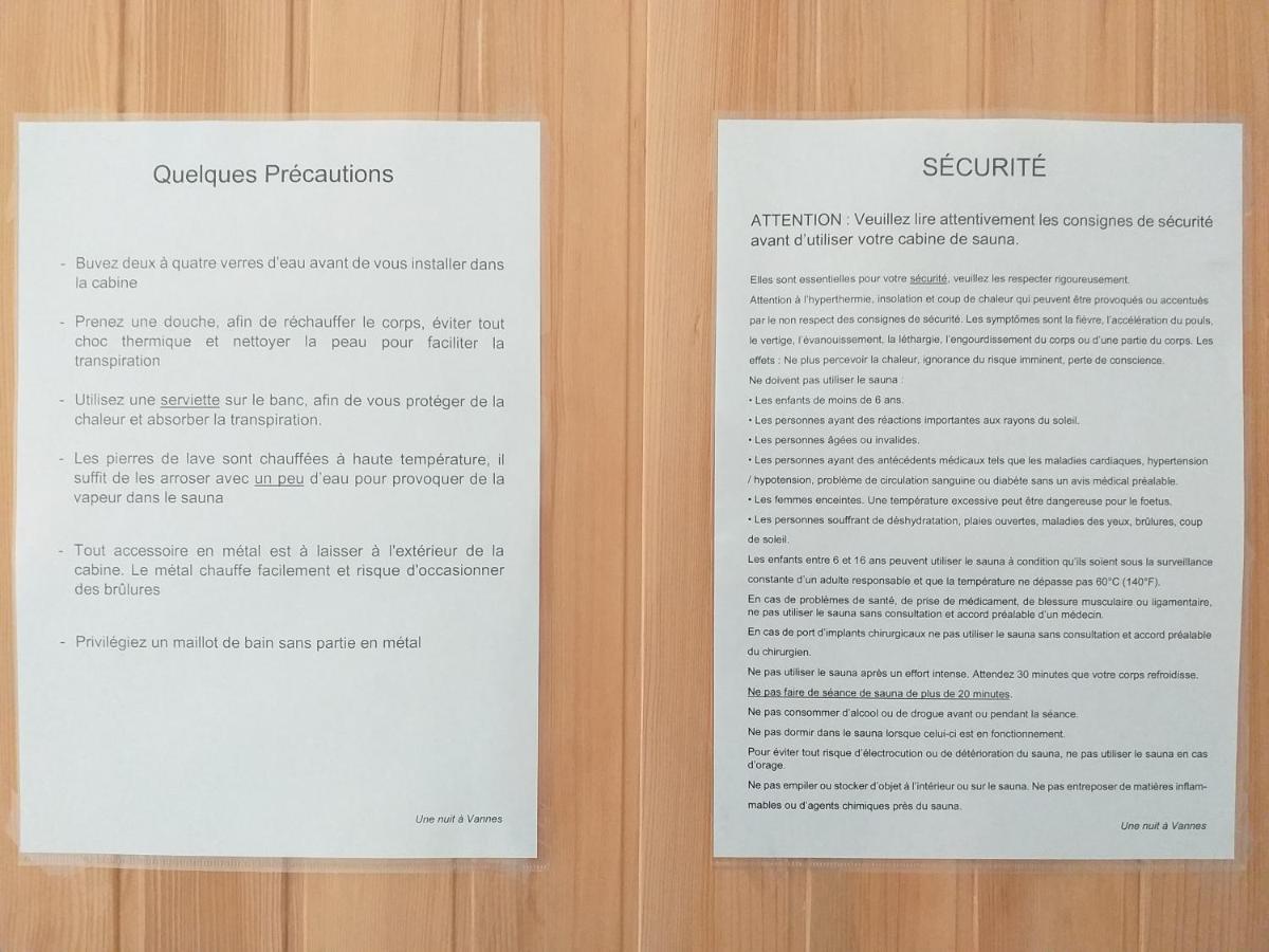 Centre Ville A Pied Appt Avec Sauna, Linge, Wifi, Stationnement Gratuit Vannes Pokój zdjęcie